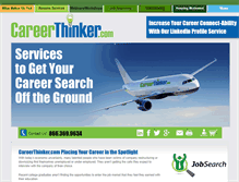 Tablet Screenshot of careerthinker.com